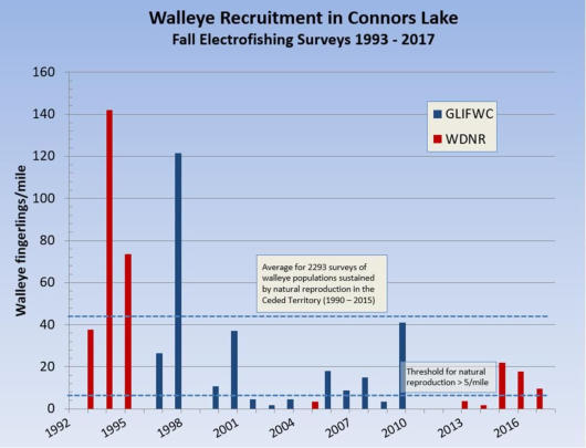 Walleye Recruitment in Connors Lake